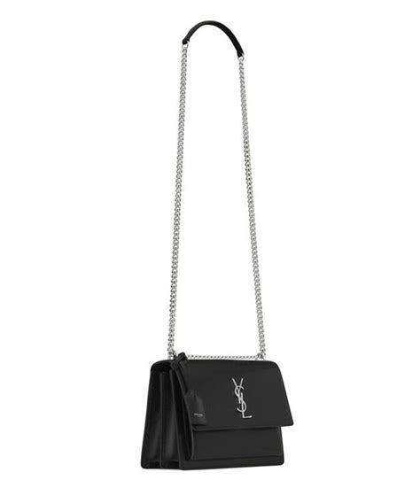 Saint Laurent Paris: Bolso crossbody negro en piel Mujer 